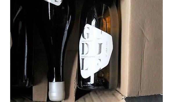 12 div flessen à 75cl witte en rode wijn wo Graves-De-Vayres 2018